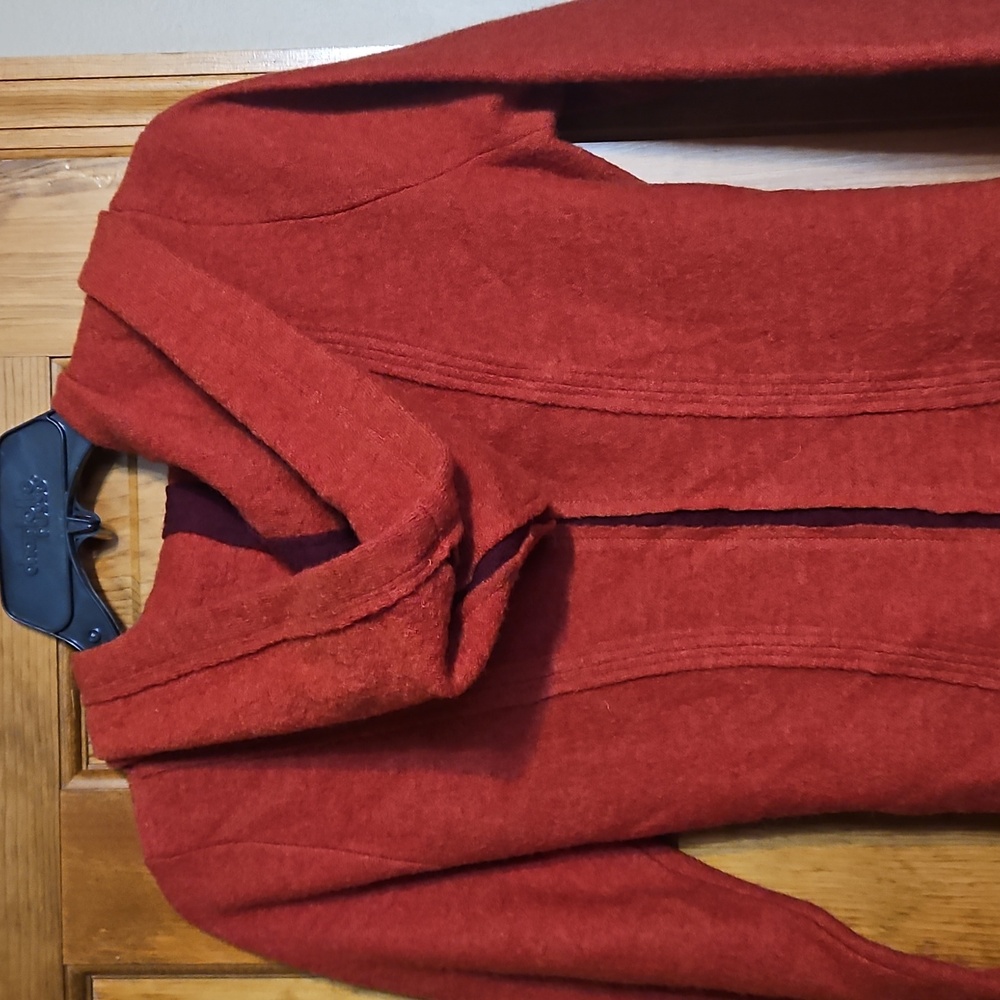 Anthropologie Rosie Neira Wool Belted Hooded Cardigan Sweater - Picture 9 of 12